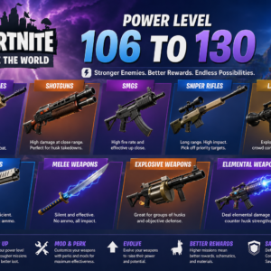 Random Weapon or Gun PWL 106 to 130 (Stormchest 140)